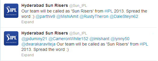 Sun Risers Twitter