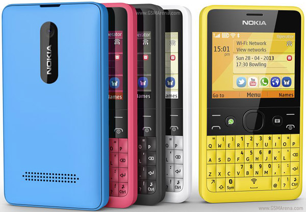 nokia asha 210 dedicated whatsapp button