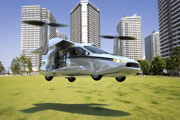 Terrafugia TF-X four-seater flying car