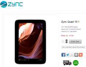 Zync Quad 10.1 Ad