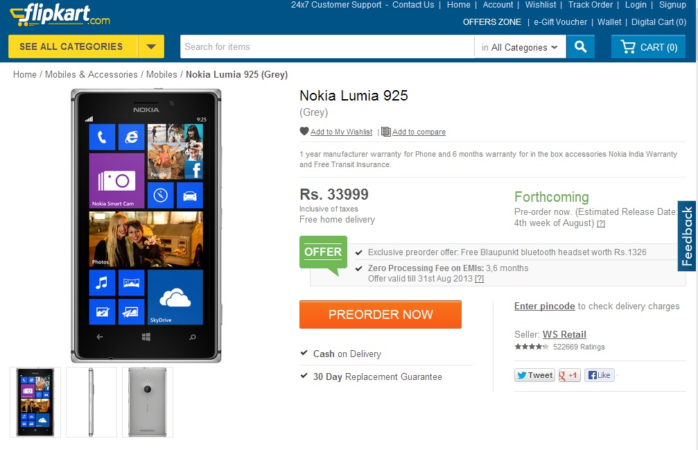 Nokia Lumia 925