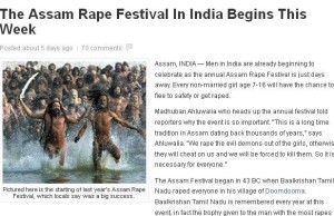assam rape festival in india