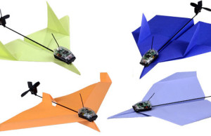 PowerUp 3.0 smart module control paper airplane with smartphone