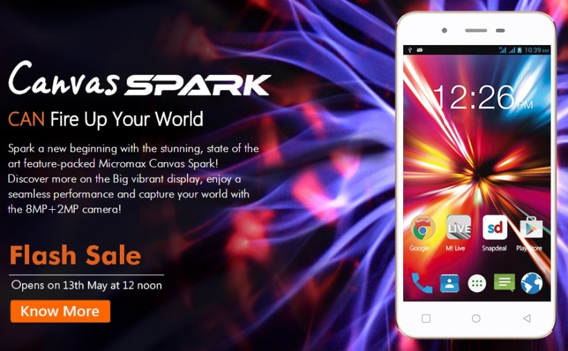 Micromax Canvas Spark Snapdeal